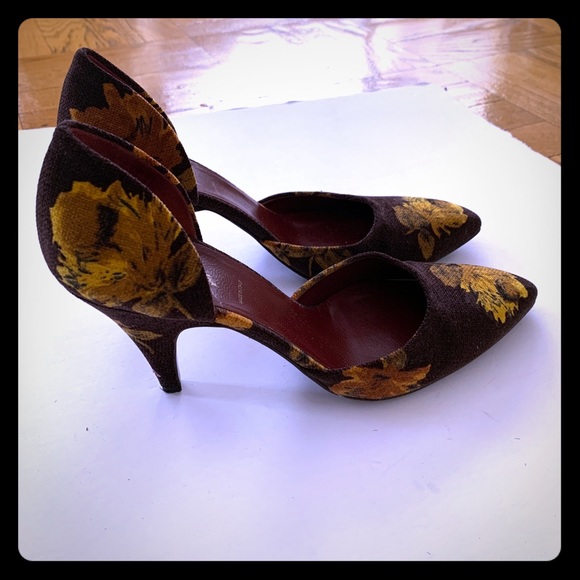 Prada floral heels size 37.5/7.5 - Picture 1 of 5